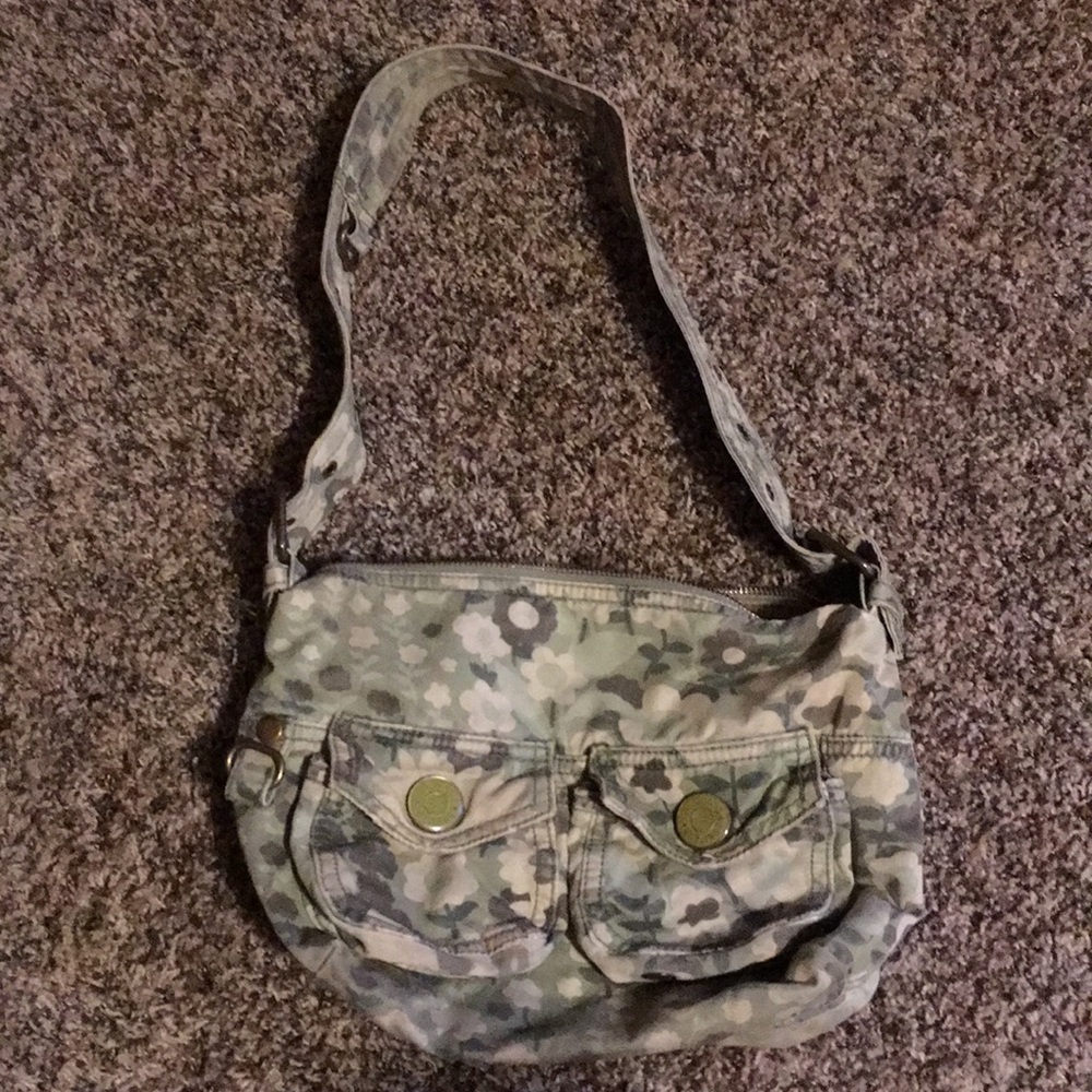 Gap brand, camo cargo floral handbag boho purse